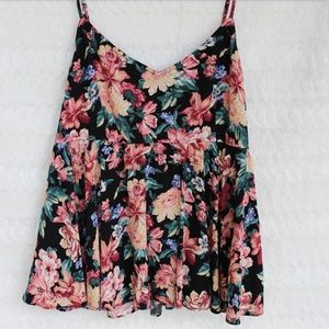 Floral Peplum Blouse